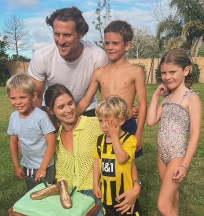 Diego Forlán Celebrates Eldest Son's 8Th Birthday In February