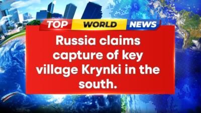 Russia Claims Capture Of Key Village Amid Heavy Fighting