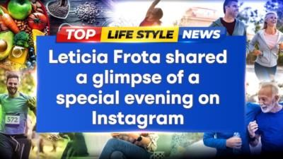 Leticia Frota Shines In Stunning Orange Outfit At Special Event