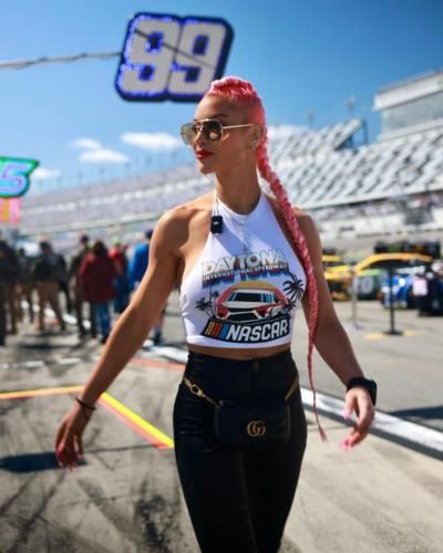 Natalie Eva Marie Shines At Daytona Event With Style