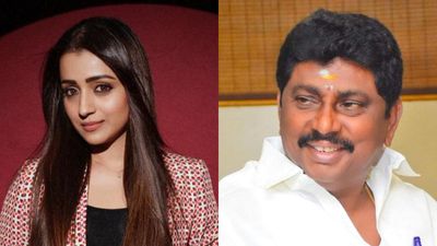 Actor Trisha sends defamation notice to former AIADMK functionary A.V. Raju