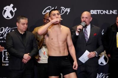 Vergil Ortiz Jr Showcasing Strength And Style In Black Shorts