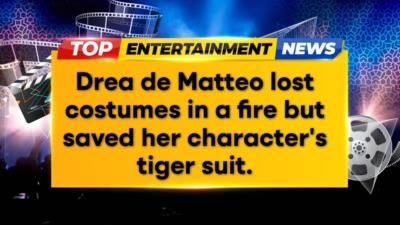 Drea De Matteo Salvages Iconic 'Sopranos' Tiger Suit From Fire