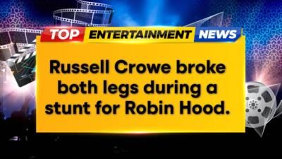 Russell Crowe Reveals Breaking Both Legs While Filming Robin Hood