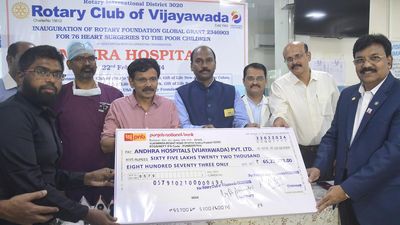 Rotary Club joins hands with Andhra Hospitals to perform free heart surgeries on children
