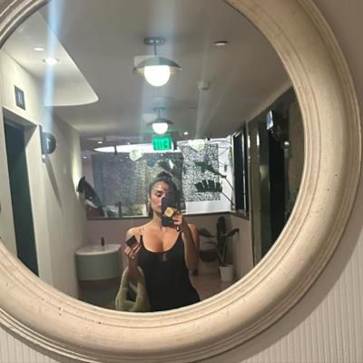 Diane Guerrero Stuns In Stylish Black Ensemble Mirror Selfie