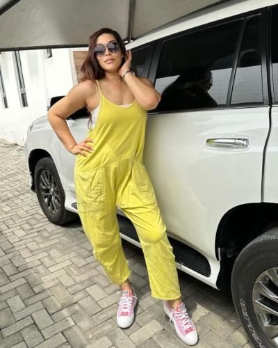 Adunni Ade Stuns In Vibrant Yellow Jumpsuit Photoshoot