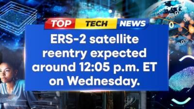 Defunct ESA Satellite ERS-2 Reenters Earth's Atmosphere Safely.