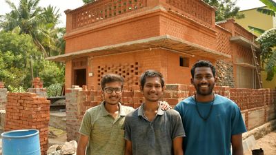 In Tamil Nadu’s Thalakudi village, a unique house built by friends takes shape