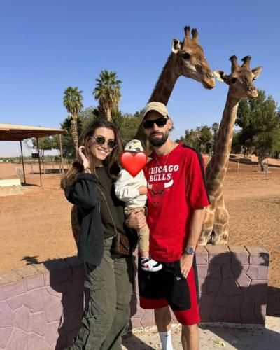Yannick Carrasco Enjoys Family Time At The Zoo