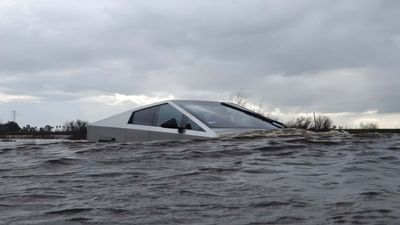 YouTuber Puts Tesla Cybertruck’s Wade Mode To The Test, Damage Ensues