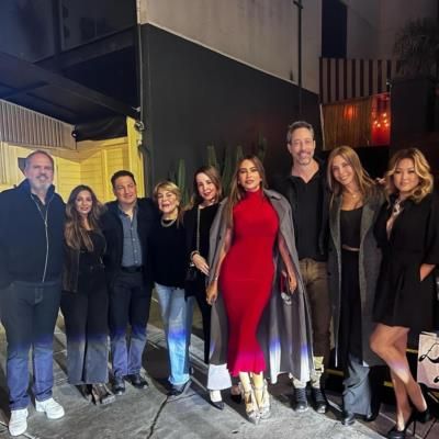 Sofia Vergara Radiates In Red, Enjoying Time With Friends