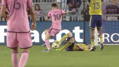 Lionel Messi Went Viral for Hilariously Dribbling Right Over an Injured Opponent