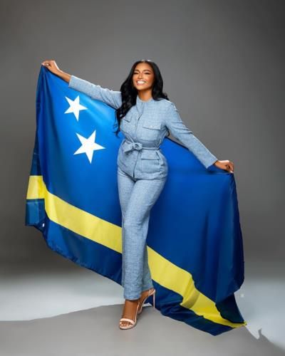 Nashaira Balentien Radiates Elegance And National Pride In Curaçao