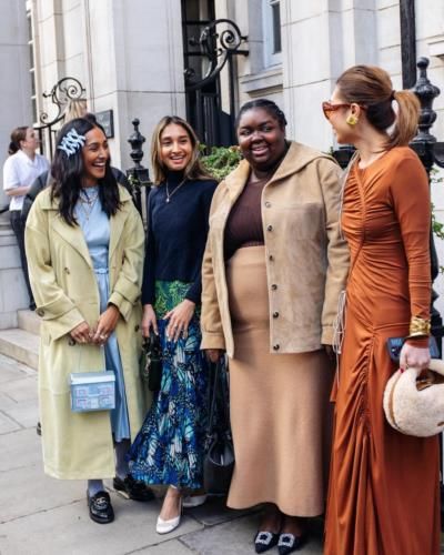 Charming Model Captivates London Fashion Week With Impeccable Style