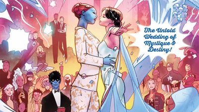 Mystique and Destiny get married in this year's Marvel Pride special