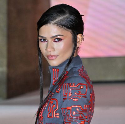 Zendaya Wears Another Vintage Cyborg Couture Look on the 'Dune: Part Two' Press Tour