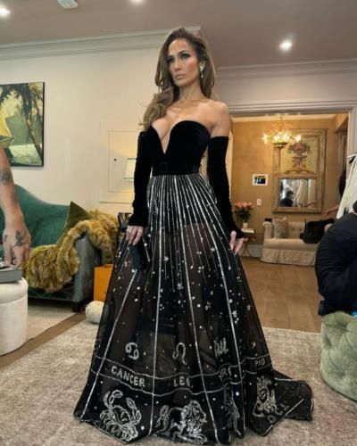 Jennifer Lopez Stuns In Bold Black Dress Photoshoot On Instagram