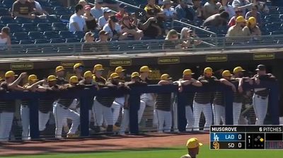 MLB Fans Had So Many Jokes About Padres’ Overcrowded Dugout in Spring Training