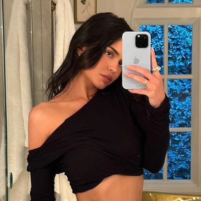 Kylie Jenner Wears a Little Black Dress Even While Running Errands