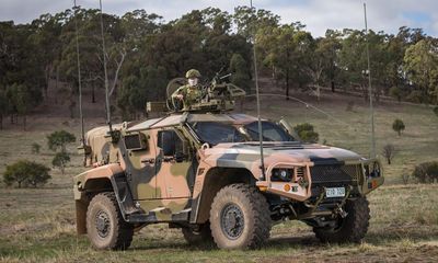 Defence department facing $500,000 WorkCover lawsuit over injury from testing Hawkei vehicle