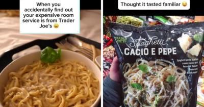 Actress Exposes Hotel Passing Off Trader Joe's Meal As Gourmet