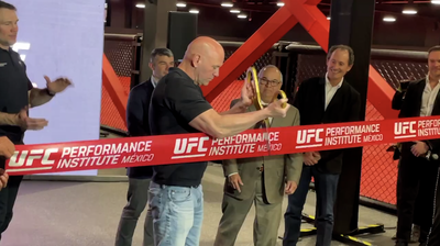 Video: Dana White cuts ribbon at UFC Performance Institute in Mexico