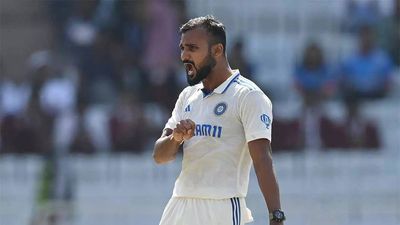 Watch: Akash Deep's three-wicket burst on debut against England