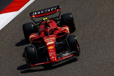 2024 Bahrain F1 test: Sainz quickest as broken drain cover disrupts running again