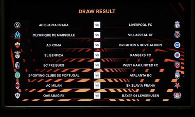 Europa League last 16: Brighton land Roma as Liverpool get Sparta Prague