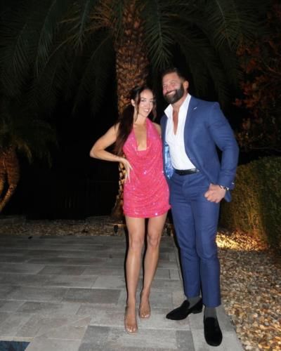 Elegant Harmony: Chelsea Green And Husband's Stylish Pose