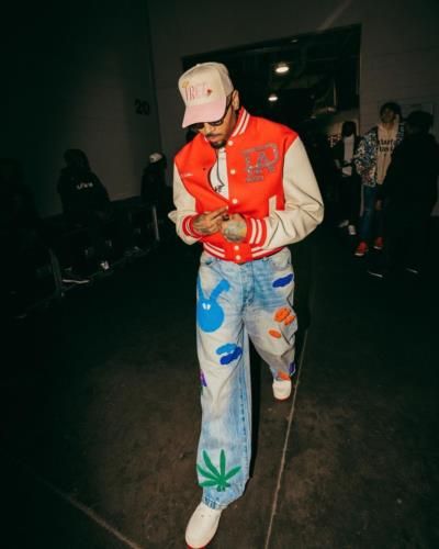 Chris Brown Embraces Healing Energy In Stylish Ensemble Pose