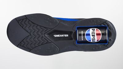 These Pepsi x Shaq sneakers have a ridiculous hidden feature