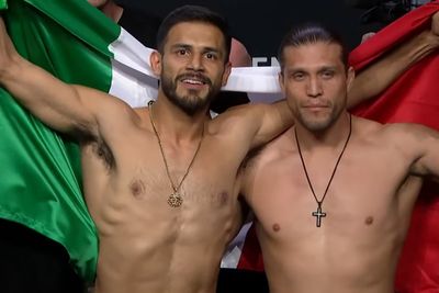 UFC Fight Night 237 video: Yair Rodriguez, Brian Ortega show love at final faceoff