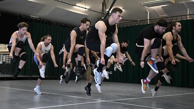 Jets break a sweat at West Side Story ensemble bootcamp