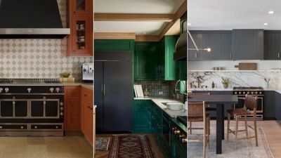 What colors go best in kitchens with black appliances? 6 schemes to suit all styles