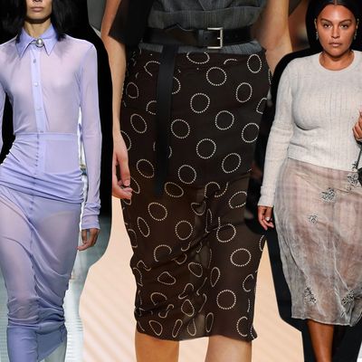 The Sheer Skirt Trend Is Naked Dressing at Its Most Wearable