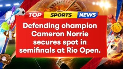 Cameron Norrie Advances To Rio Open Semifinals After Defeating Wild