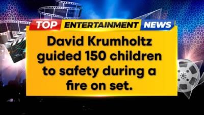Actor David Krumholtz Saves 150 Children From Set Fire Incident