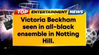 Victoria Beckham Steps Out In Chic Style Despite Broken Foot