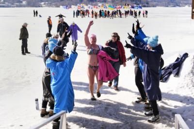 Memphremagog Winter Swimming Festival Draws Enthusiasts From Around The World