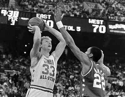 The best of Boston Celtics icon Larry Bird at the All-Star Game