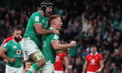 Ireland sweep Wales aside to keep Six Nations grand slam bid on track
