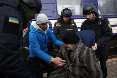 Evacuations, Retreat In East Ukraine On War Anniversary