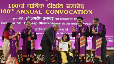India offers equal opportunity for all, Dhankhar tells students