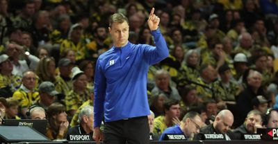 Duke coach Jon Scheyer calls for a court-storming ban after Kyle Filipowski’s injury
