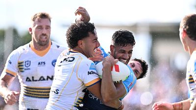 Cartwright stars against old club as Eels beat Titans