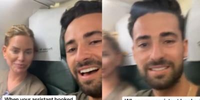 Couple's Plane Seat Blunder Goes Viral On Tiktok Video