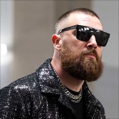 Travis Kelce Dances to “Love Story” Remix in Las Vegas After Visiting Taylor Swift in Australia