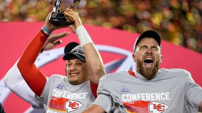 Chiefs’ Travis Kelce Joins Patrick Mahomes in Las Vegas Romp After Whirlwind Australia Trip